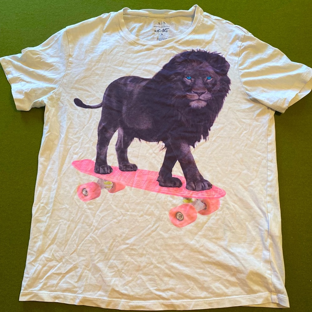 Armani Exchange Men’s Medium T-shirt (Street Art)